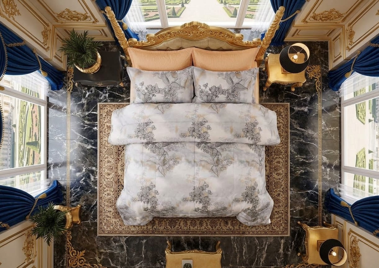 طقم لحاف نفرين 6قطع كنج سايز خامه ماكروفيبر
السعر (130) ريال
1لحاف نفرين220*240
1شرشف200*200*30
4تلبيس مخدات70* 50