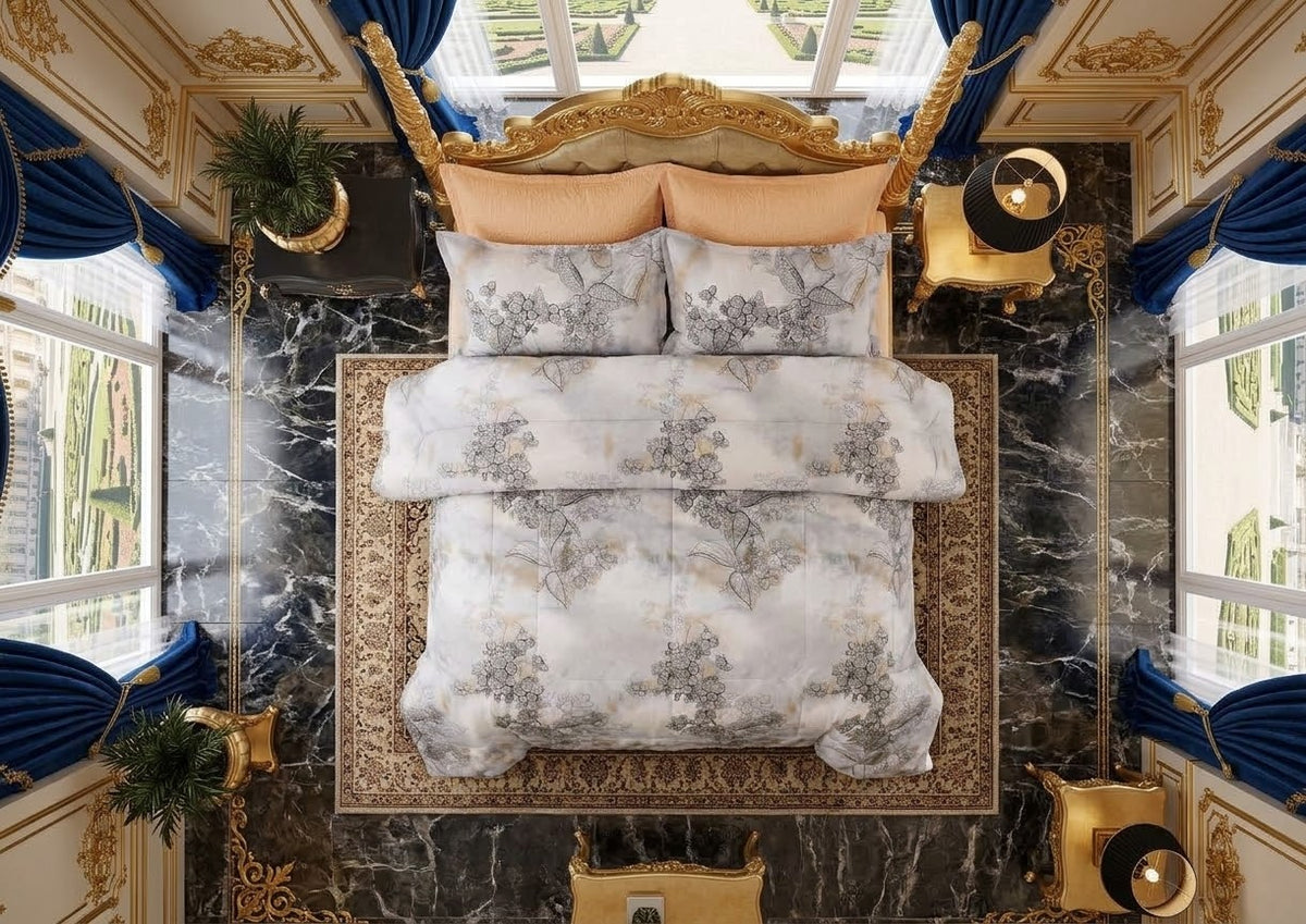 طقم لحاف نفرين  6قطع كنج سايز خامه ماكروفيبر 
السعر (130) ريال 
1لحاف نفرين220*240
1شرشف200*200*30 
4تلبيس مخدات70* 50
