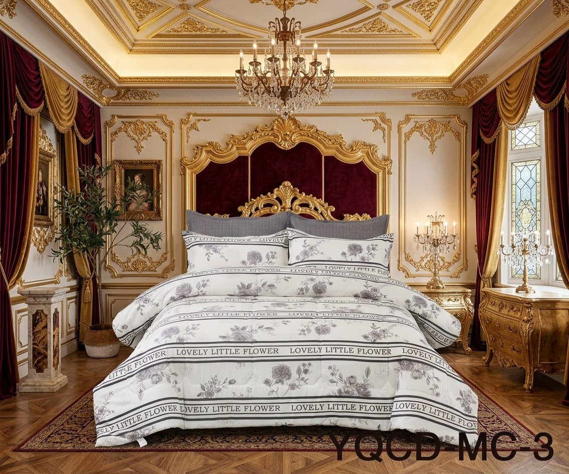 طقم لحاف نفرين  6قطع كنج سايز خامه ماكروفيبر 
السعر (130) ريال 
1لحاف نفرين220*240
1شرشف200*200*30 
4تلبيس مخدات70* 50